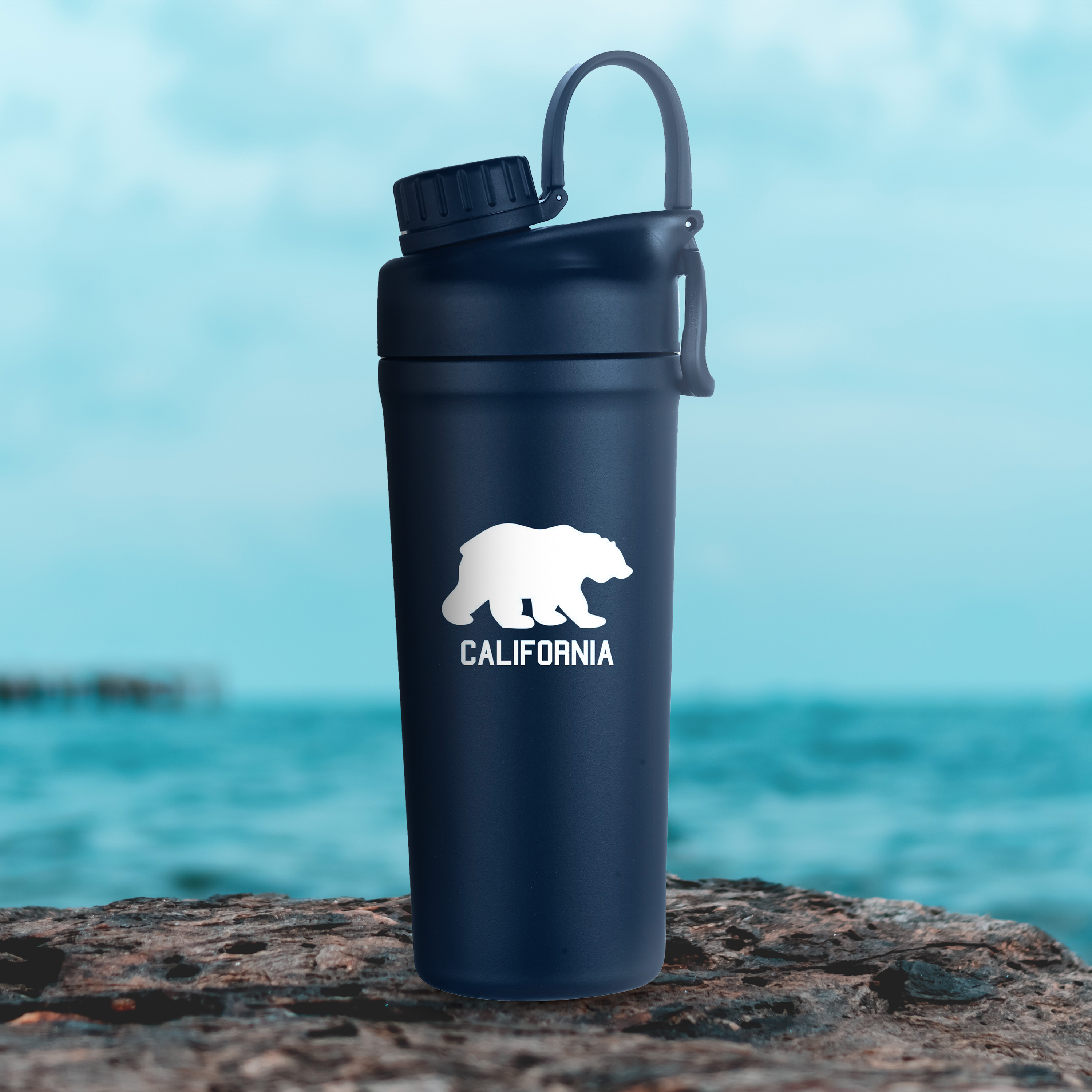 26 oz Double Wall Stainless Steel Vacuum Ice Shaker